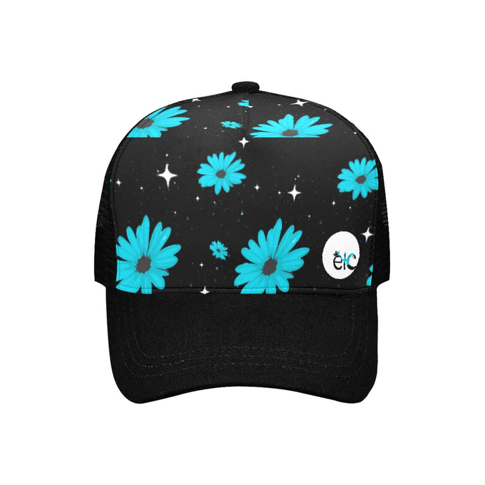 ETC Blue Daisies Trucker Cap