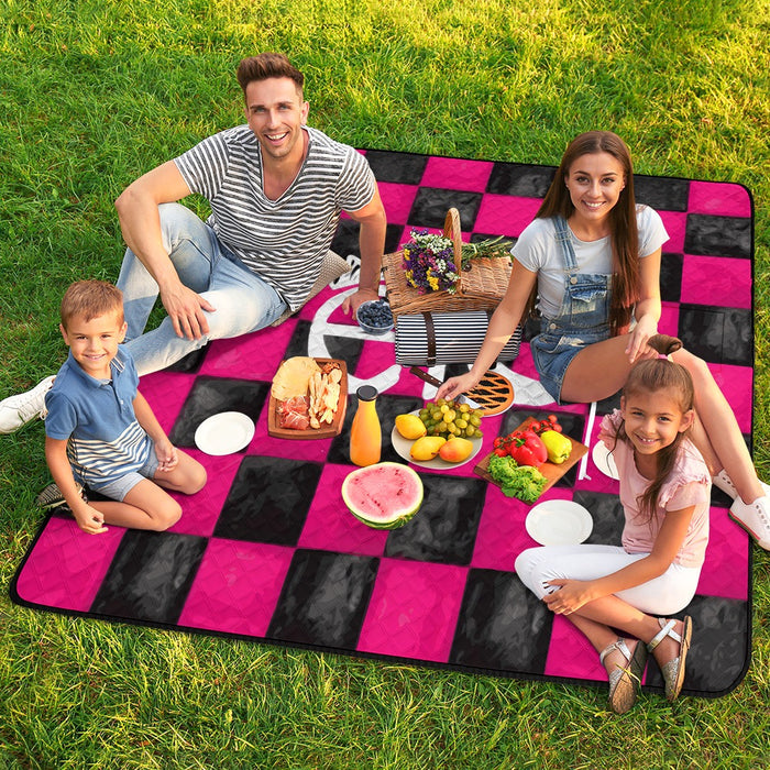 ETC Checkered Picnic Blanket