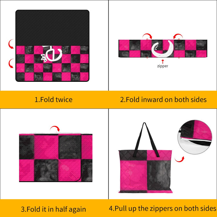 ETC Checkered Picnic Blanket