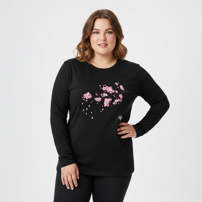 ETC Cherry Blossom L/S Cotton Tee