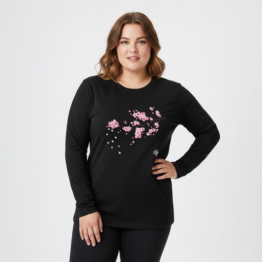 ETC Cherry Blossom L/S Cotton Tee