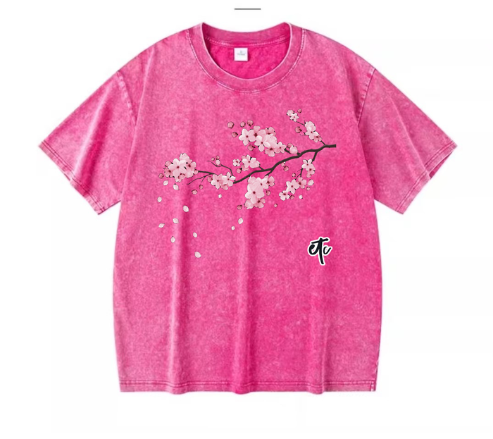 ETC Cherry Blossom Pink Vintage Tee