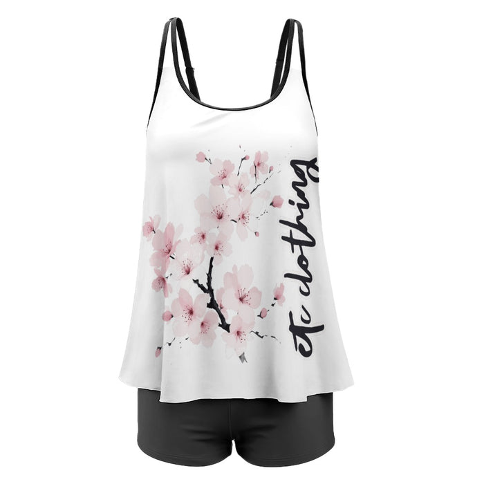 ETC Cherry Blossom Plus Size Tankini Set