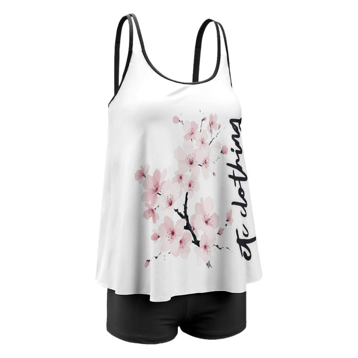 ETC Cherry Blossom Plus Size Tankini Set