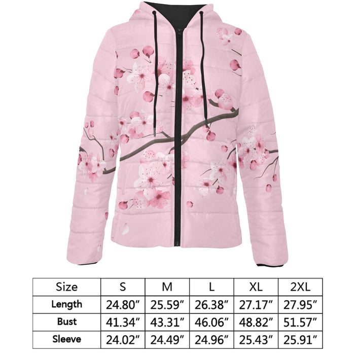 ETC Cherry Blossom Puffer Jacket