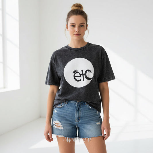 ETC Circle Logo Vintage Wash Tee