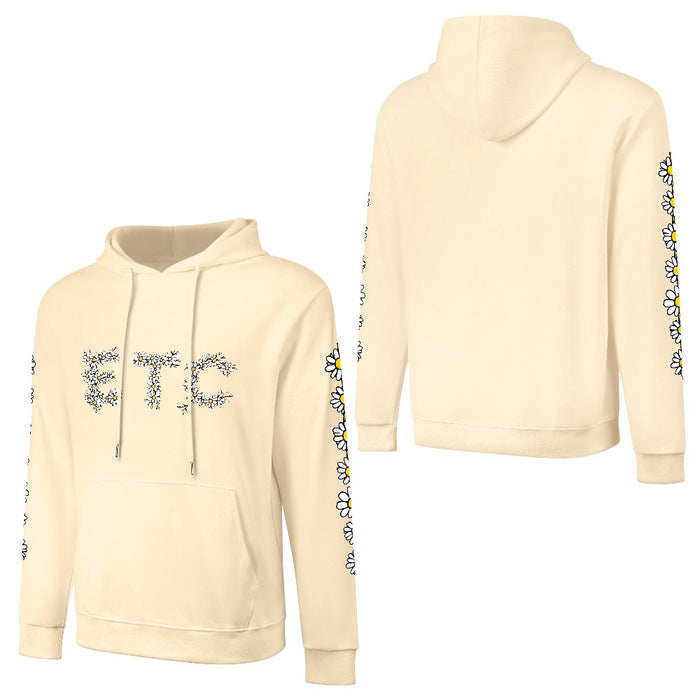 ETC Daisy Cream Cotton Hoodie