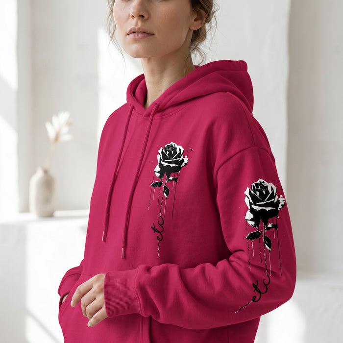 ETC Dripping Rose Pink Hoodie