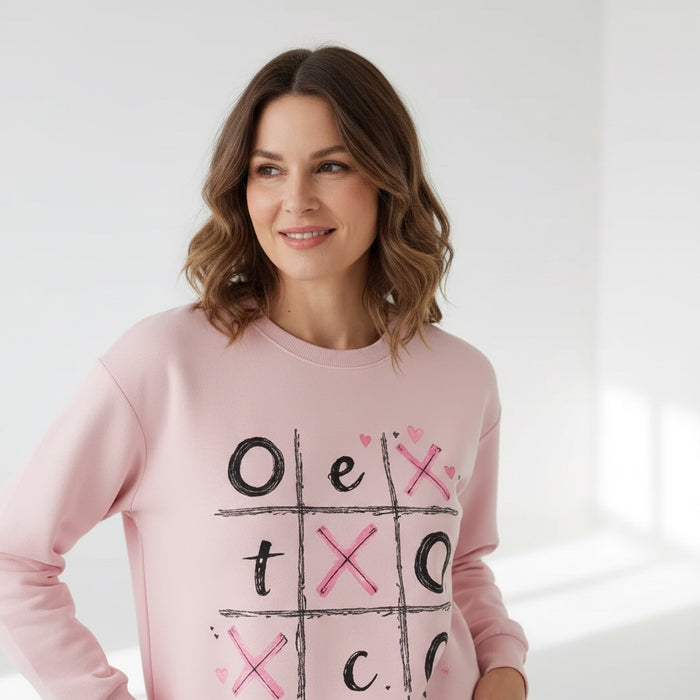 ETC Exs & Ohs Fleece Minx Pink Crew