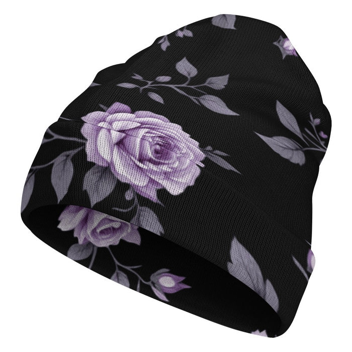 ETC Fleur Violette Knitted Beanie