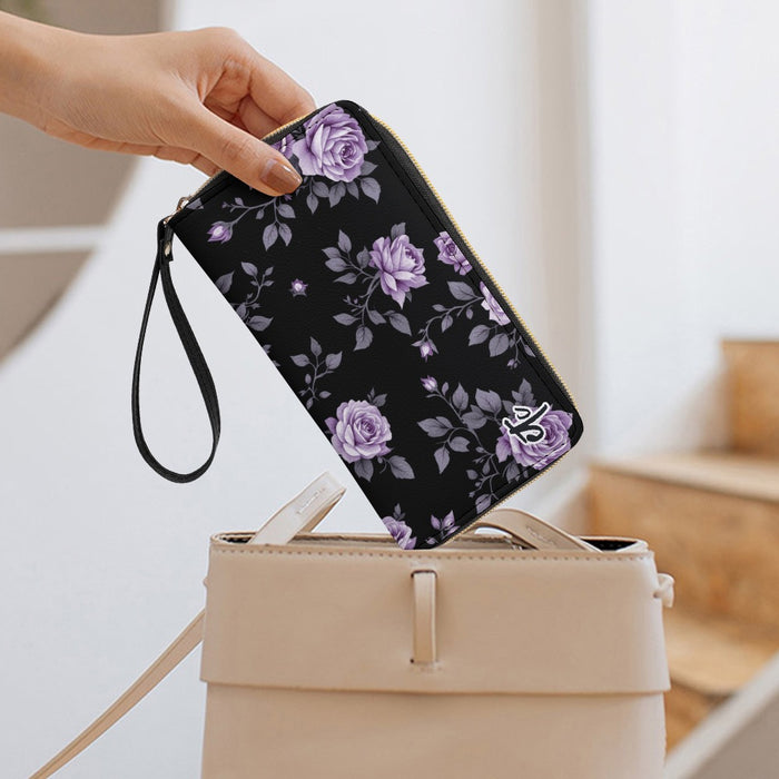 ETC Fleur Violette PU Leather Wallet