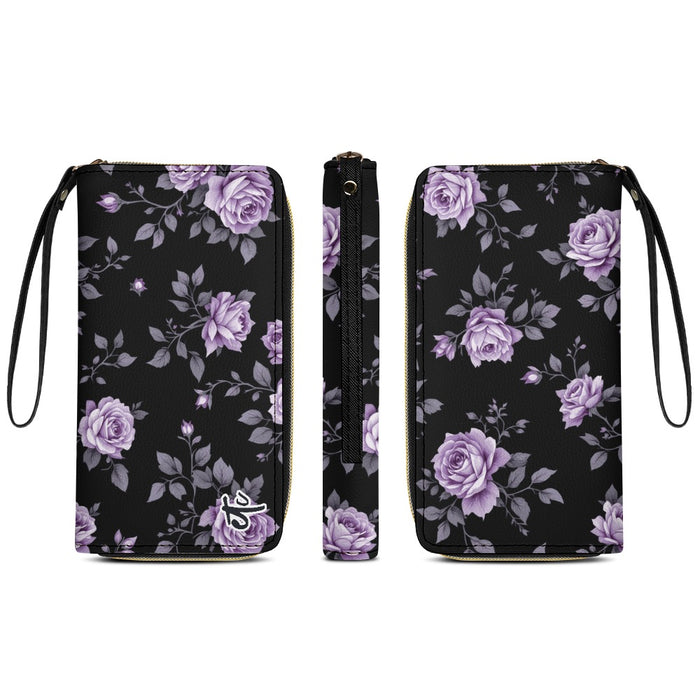 ETC Fleur Violette PU Leather Wallet