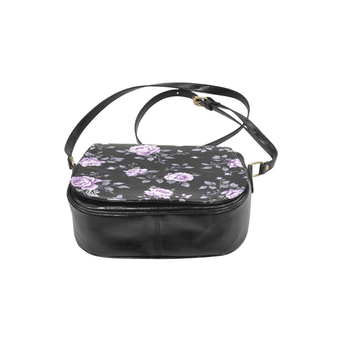 ETC Fleur Violettes Saddle Bag