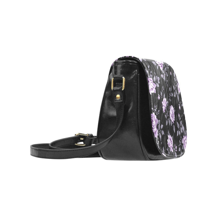 ETC Fleur Violettes Saddle Bag