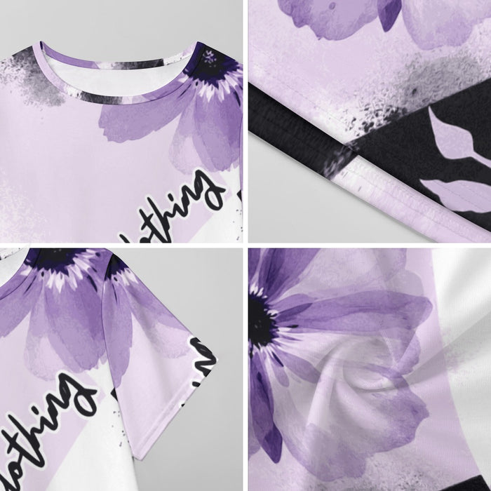 ETC Floral Block Tee Dress