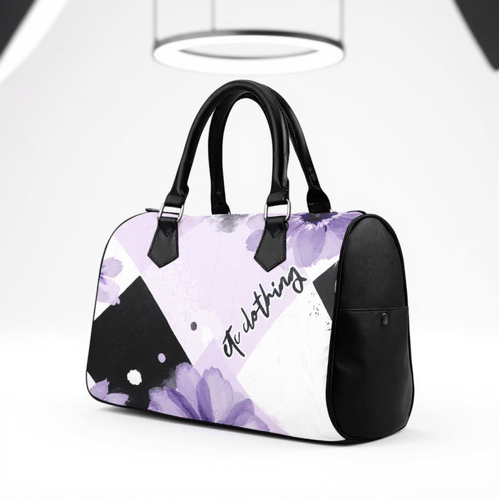 ETC Floral Bloom Barrel Handbag