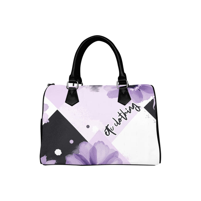 ETC Floral Bloom Barrel Handbag