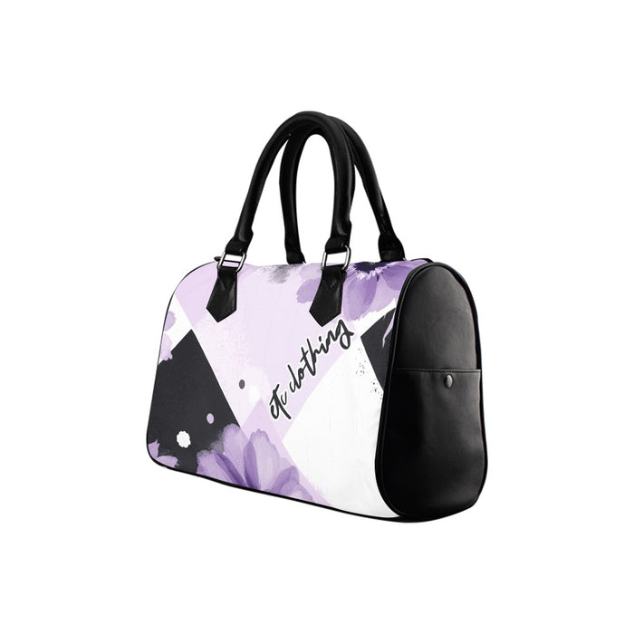 ETC Floral Bloom Barrel Handbag