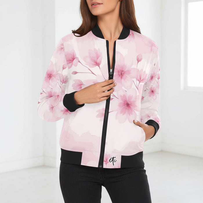 ETC Floral Bloom Bomber Jacket