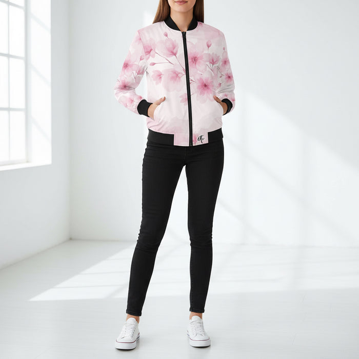 ETC Floral Bloom Bomber Jacket