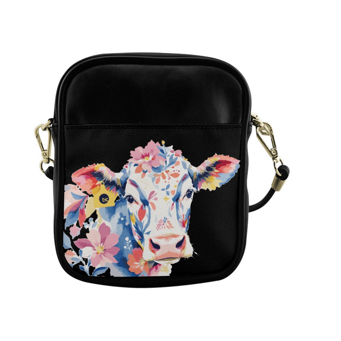 ETC Floral Cow Sling Bag