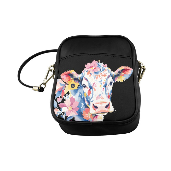 ETC Floral Cow Sling Bag