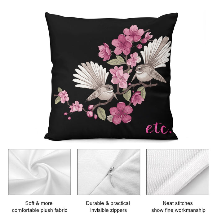 ETC Floral Fantail Pillow Case