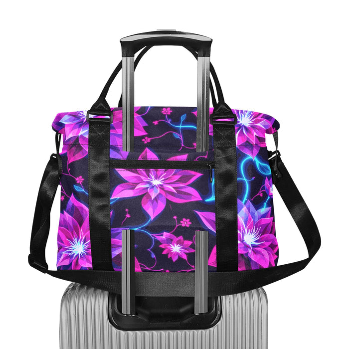 ETC Floral Neon Travel Duffle Bag