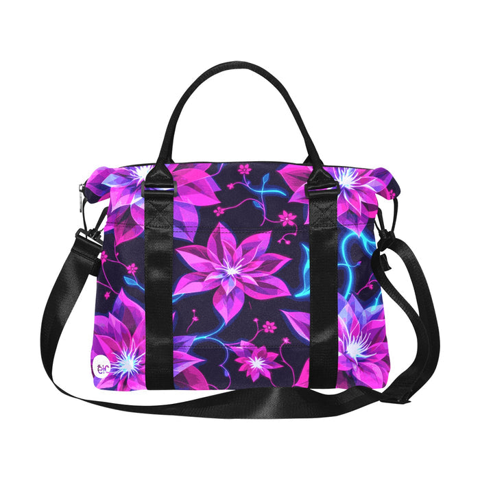 ETC Floral Neon Travel Duffle Bag