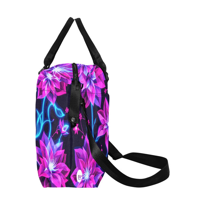 ETC Floral Neon Travel Duffle Bag