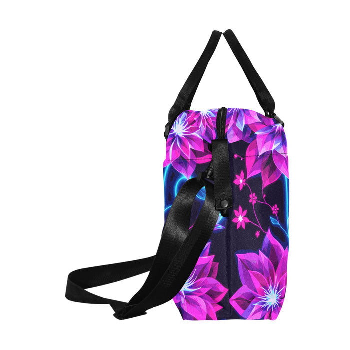 ETC Floral Neon Travel Duffle Bag