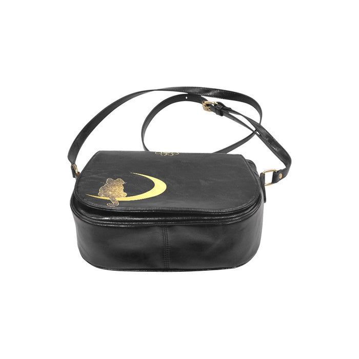 ETC Galaxy Cat PU Leather Saddle Bag