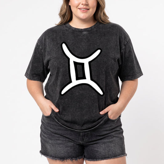 ETC Gemini Zodiac Sign Vintage Wash Tee