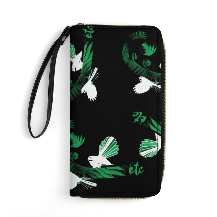 ETC Green Fantail Fern PU Leather Wallet
