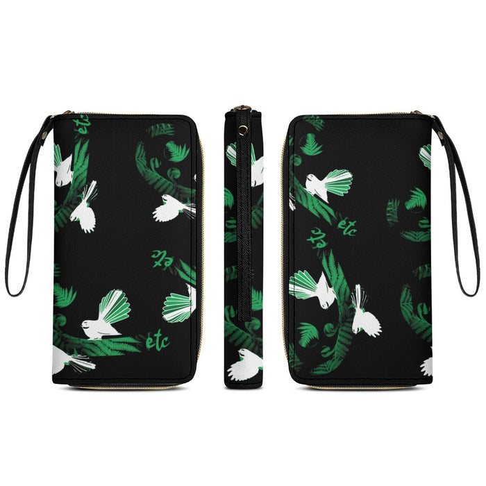 ETC Green Fantail Fern PU Leather Wallet