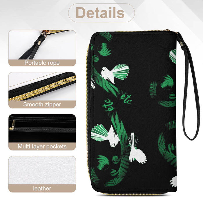 ETC Green Fantail Fern PU Leather Wallet