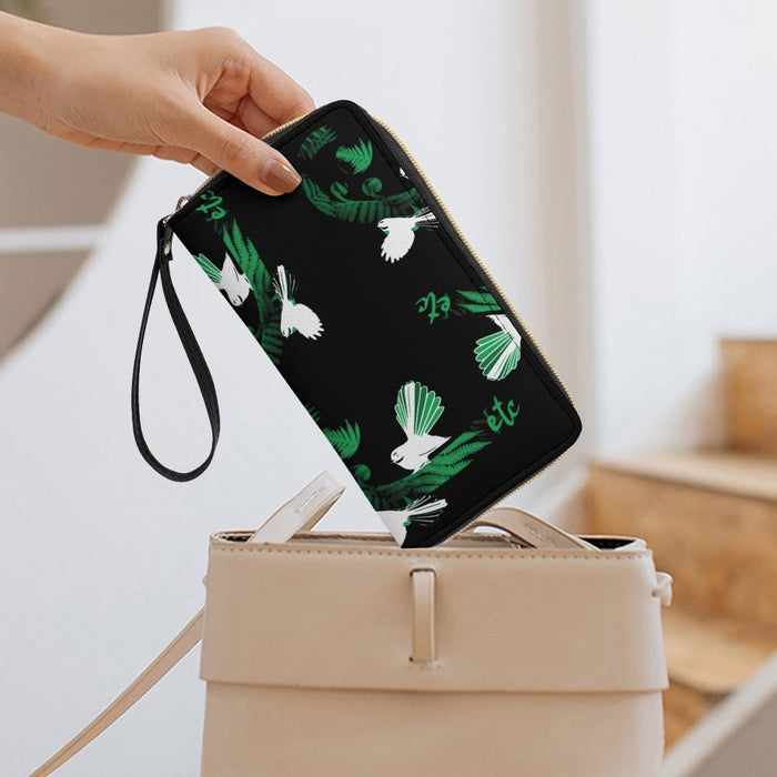 ETC Green Fantail Fern PU Leather Wallet