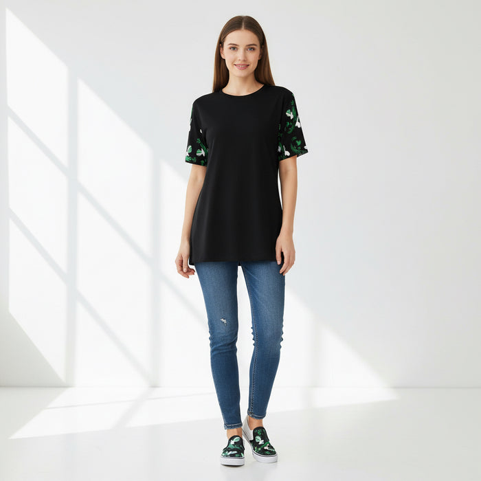 ETC Green Piwakawaka Cotton Tee