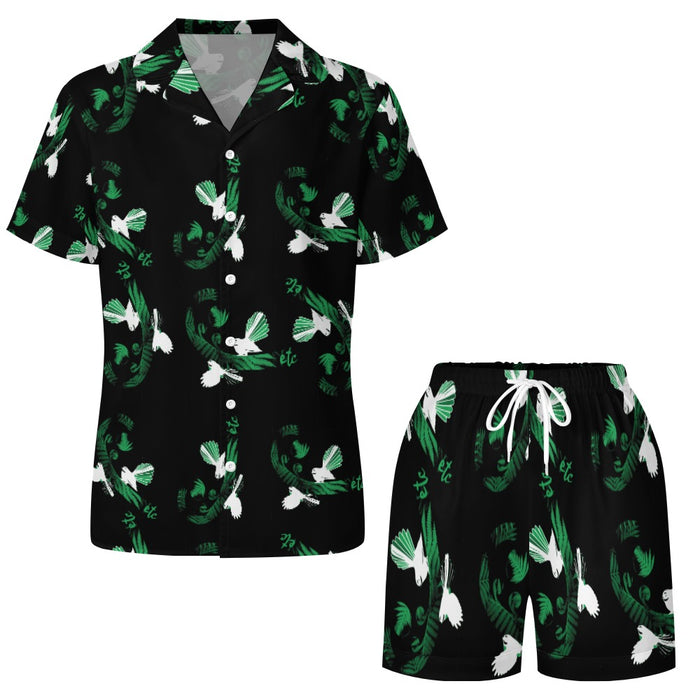 ETC Green Piwakawaka Koru Pajamas