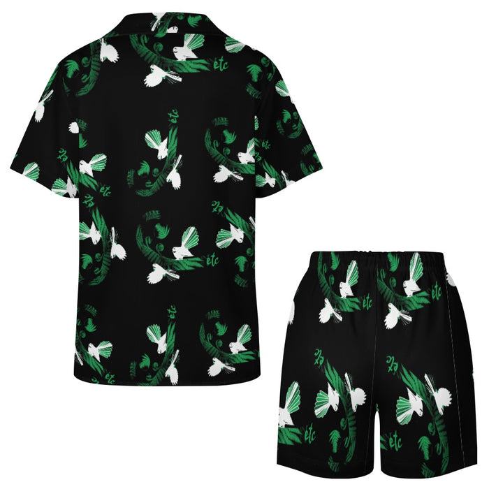 ETC Green Piwakawaka Koru Pajamas