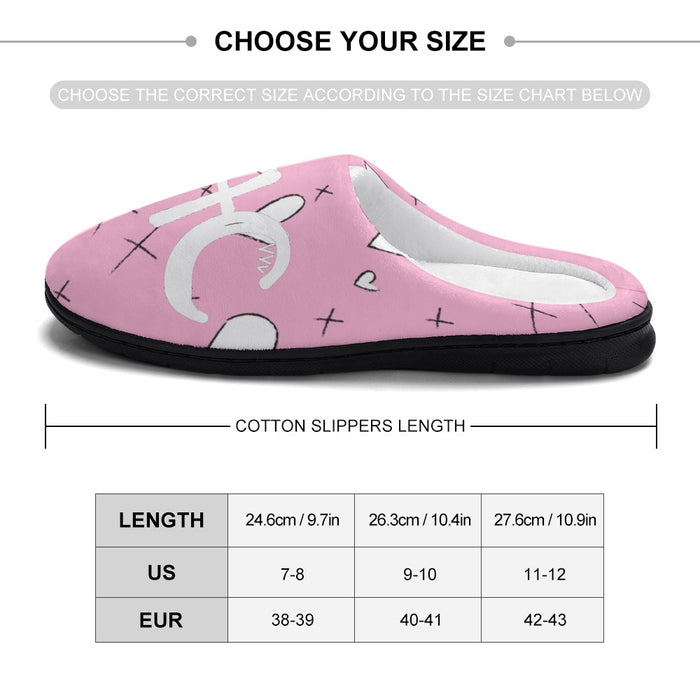 ETC Heart 'X' Cotton Slippers