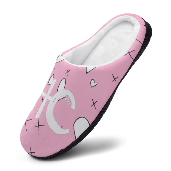 ETC Heart 'X' Cotton Slippers