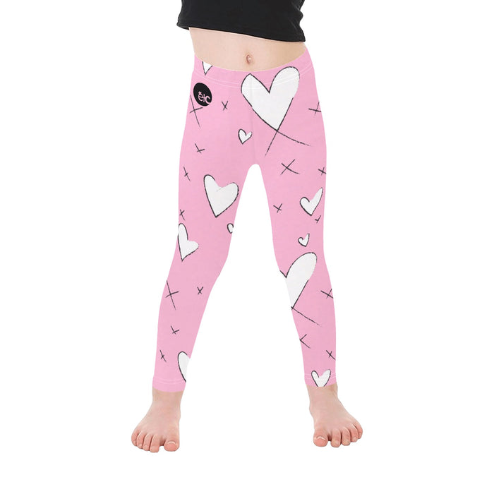 ETC Heart 'X' Leggings - Girls