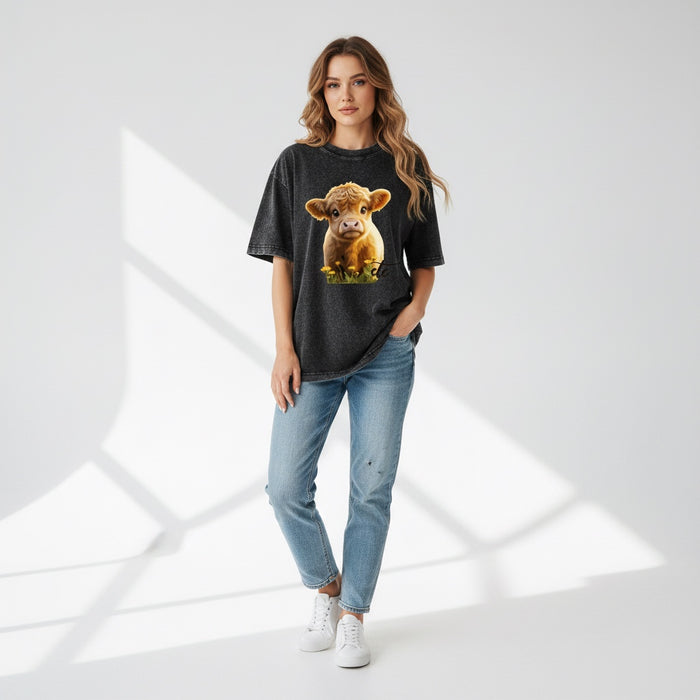 ETC Highland Cow Vintage Tee
