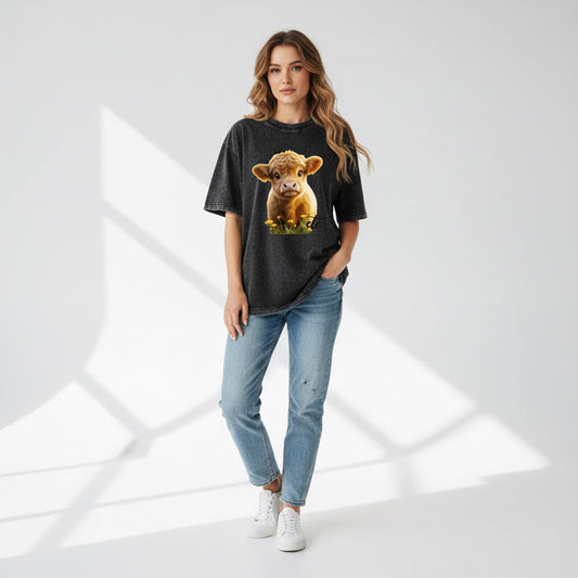 ETC Highland Cow Vintage Tee