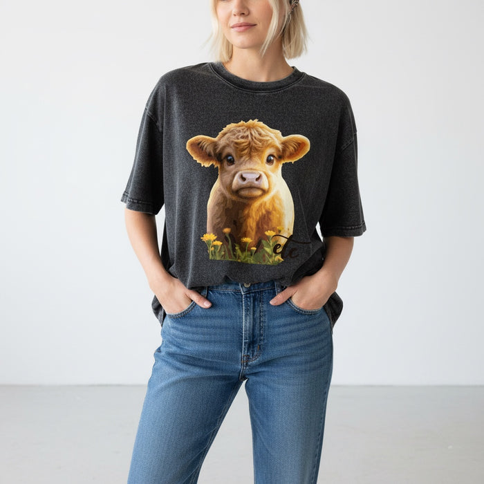 ETC Highland Cow Vintage Tee
