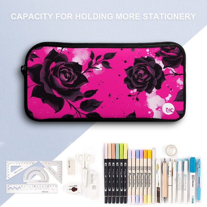 ETC Hot Pink Floral Noir Back Pack Set