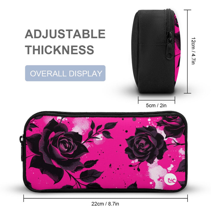ETC Hot Pink Floral Noir Back Pack Set