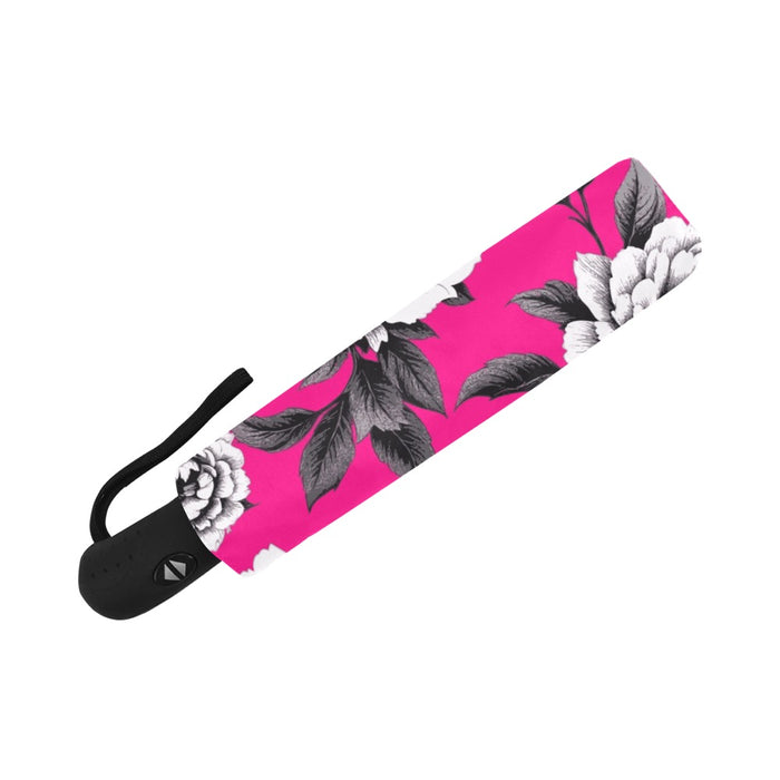 ETC Hot Pink Monochrome Floral Anti-UV Umbrella