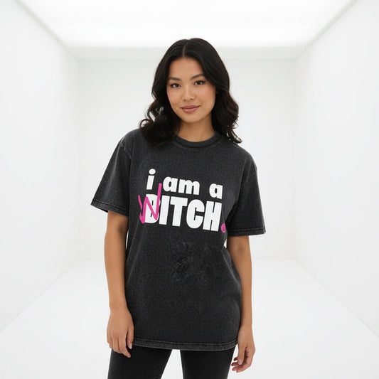ETC 'I am a Witch' Vintage Wash Tee